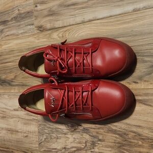 Men Giuseppe Zanotti Double Zip Sneakers